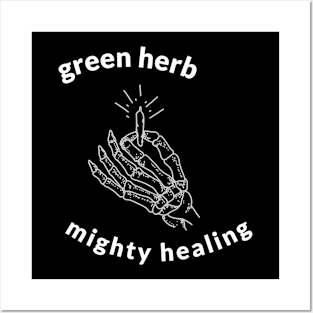 green herb, mighty healing Posters and Art